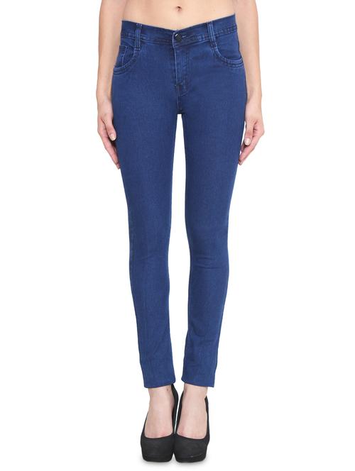 solid blue denim jeans - 15008237 - Very Small Image - 1