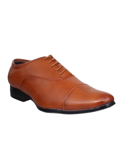 tan leather formal oxford - 15008530 - Very Small Image - 1