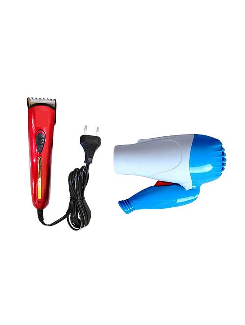 combo of 201b professional hair trimmer and 1000w hair dryer - 15011510 - Very Small Image - 1