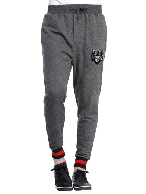 grey cotton jogger - 15019960 - Very Small Image - 1