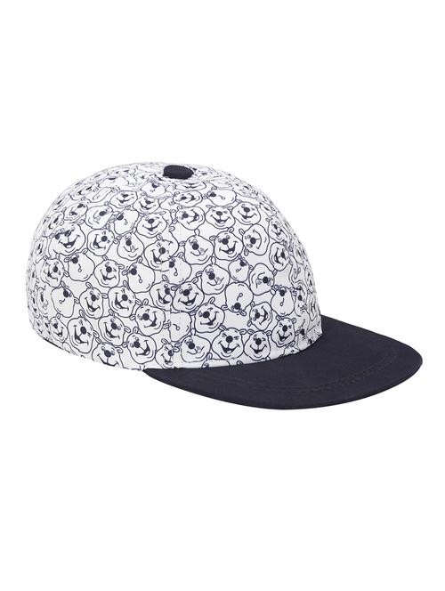 navy blue cotton blend cap - 15020128 - Very Small Image - 1