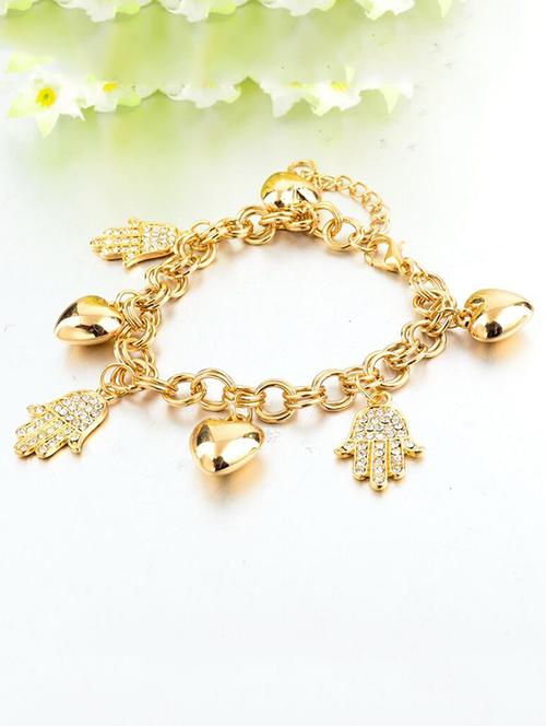 green metal links bracelet - 15020595 - Very Small Image - 1