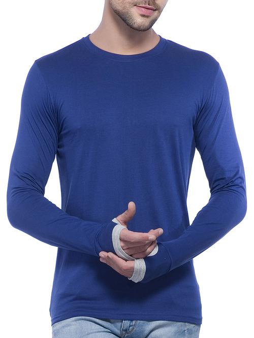 navy blue cotton tshirt - 15024973 - Very Small Image - 1