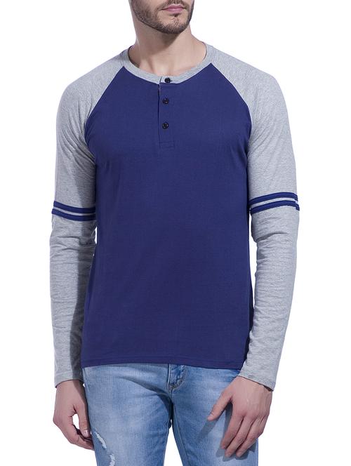 navy blue cotton tshirt - 15024978 - Very Small Image - 1