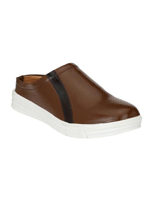 tan leatherette casual slipon - 15025989 - Very Small Image - 1