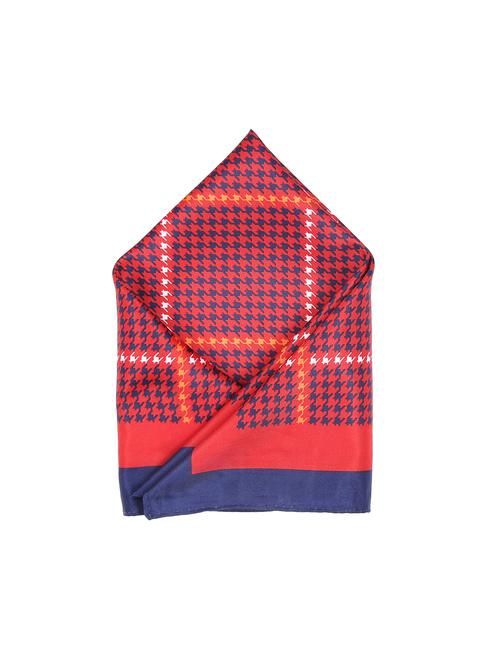 red polyester pocketsquare - 15026021 - Very Small Image - 1
