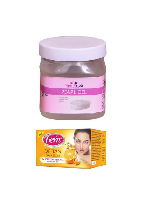 fem de-tan bleach, pink root pearl gel 500ml - 15026551 - Very Small Image - 1
