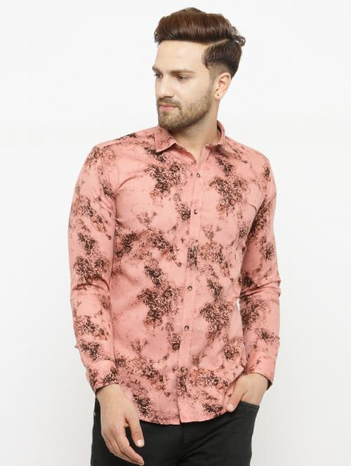 pink cotton casual shirt - 15028851 - Very Small Image - 1