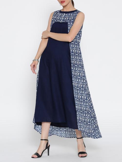 layered printed dress - 15030354 - Very Small Image - 1