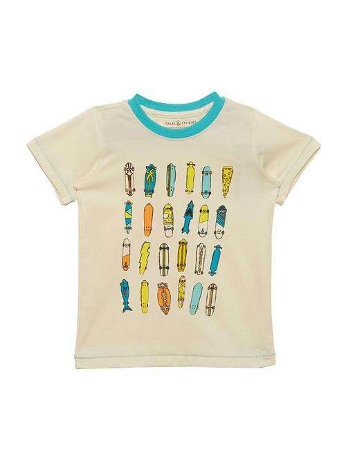 crew neck quirky print t-shirt - 15030509 - Very Small Image - 1