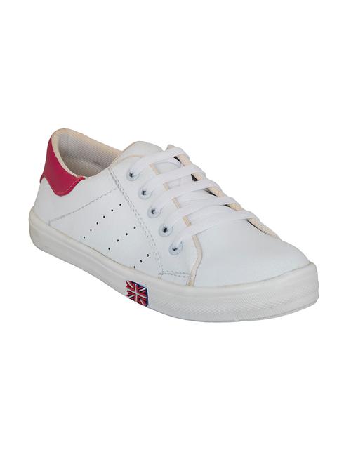 white resin laceup sneakers - 15030532 - Very Small Image - 1