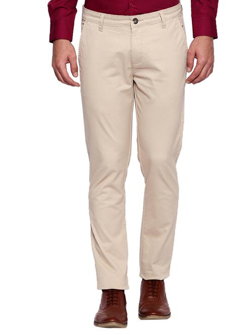 beige cotton formal trouser - 15032629 - Very Small Image - 1