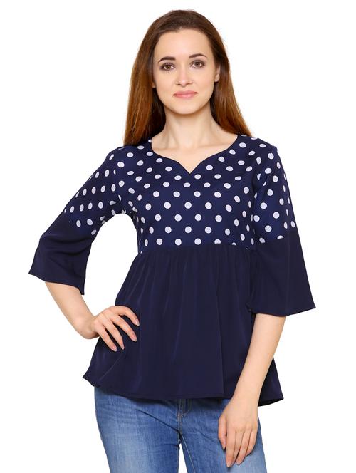 women's peplum sweetheart neck top - 15032904 - Very Small Image - 1