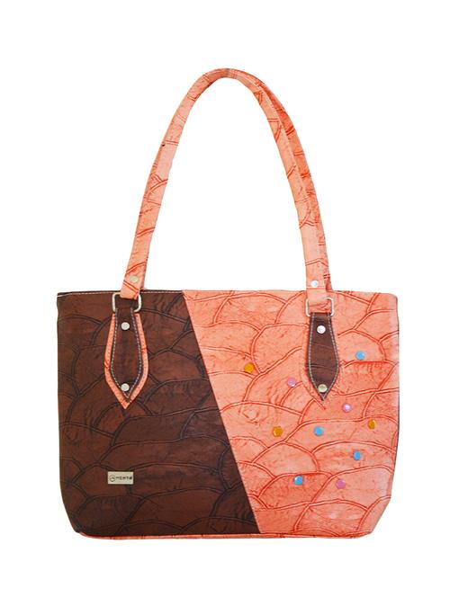 multi colored leatherette  regular handbag - 15033327 - Very Small Image - 1