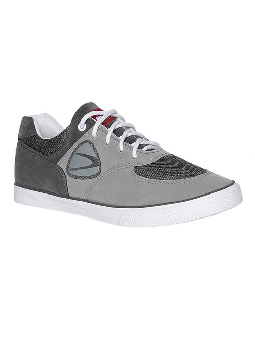 grey suede lace up sneaker - 15033366 - Very Small Image - 1