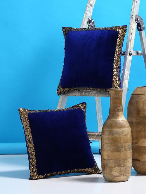 set of 2 embellished cushion covers - 15033688 - Very Small Image - 1