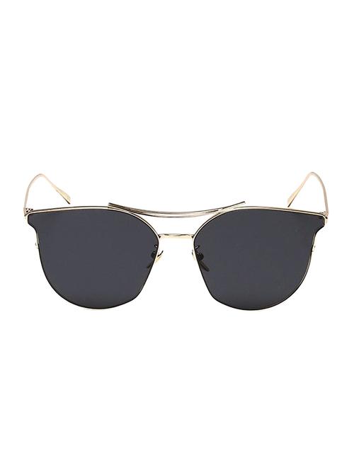 vintage cat-eye frames round sun-glasses for women stylish mirror uv protected sunglasses - 15036717 - Very Small Image - 1