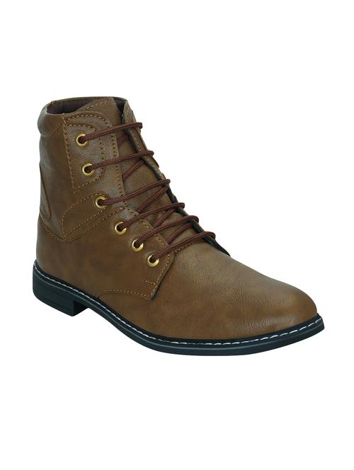tan synthetic high ankle boots - 15036815 - Very Small Image - 1