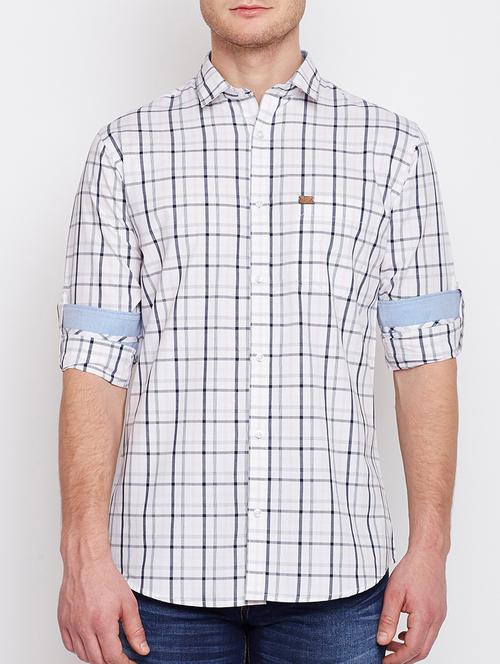 white cotton casual shirt - 15036990 - Very Small Image - 1