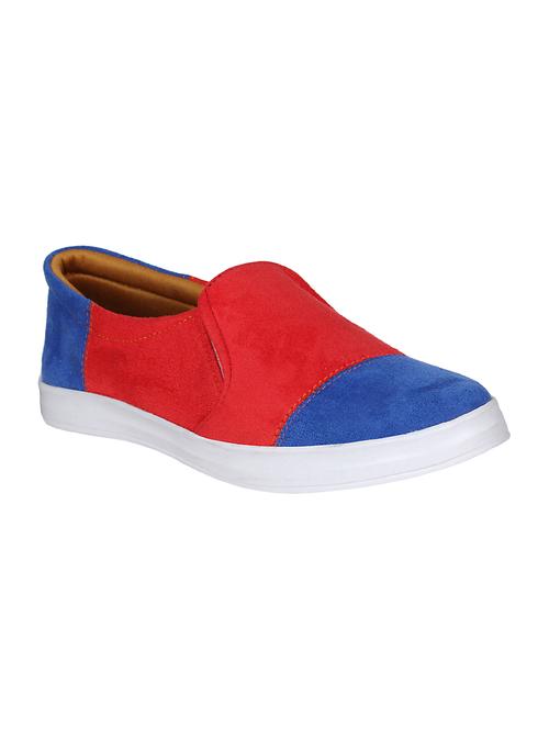 red fabric casual slipon - 15037612 - Very Small Image - 1