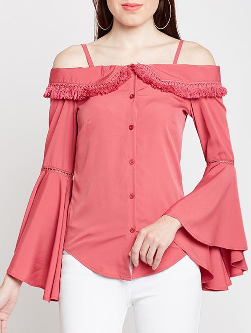 pink solid top - 15041820 - Very Small Image - 1