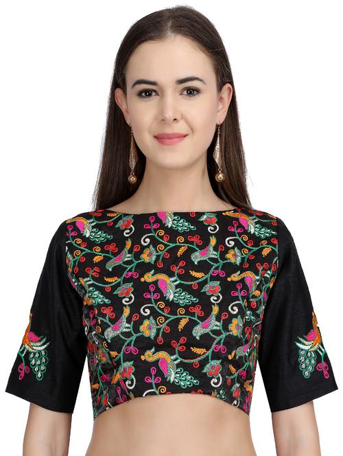 kaanchie nanggia black embroidered blouse - 15041921 - Very Small Image - 1