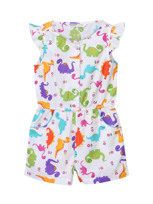 multi colored cotton playsuit - 15042718 - Very Small Image - 1