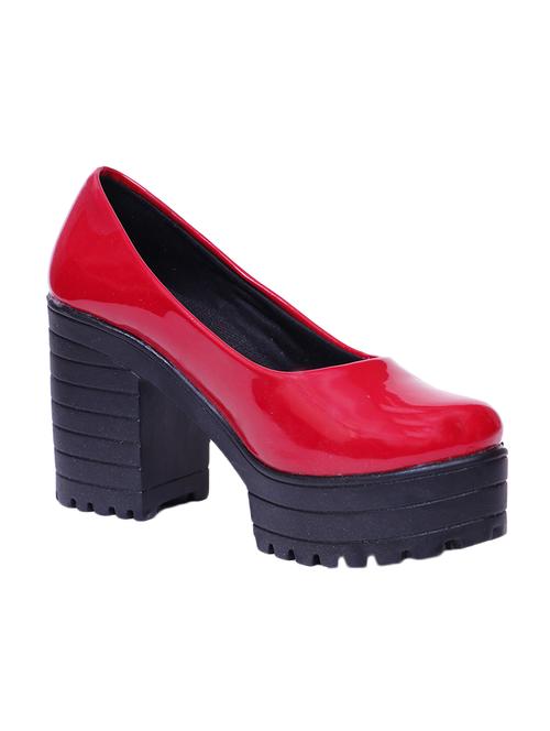 red platforms pump - 15042787 - Very Small Image - 1