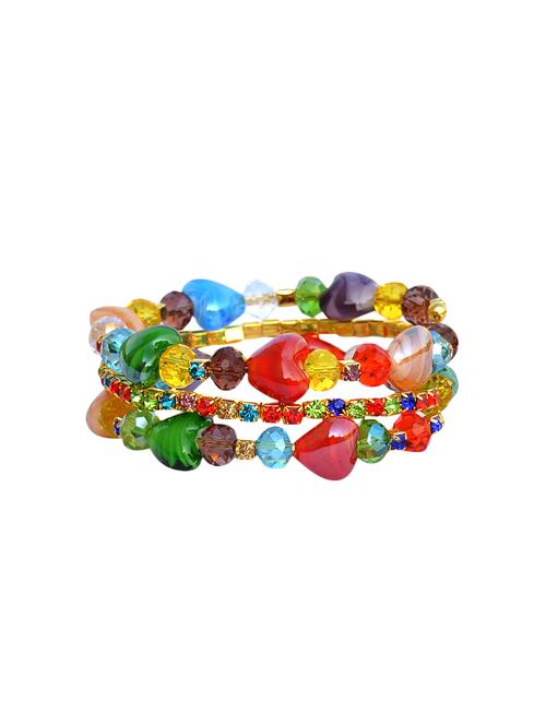 multi colored metal beaded bracelet - 15046787 - Very Small Image - 1