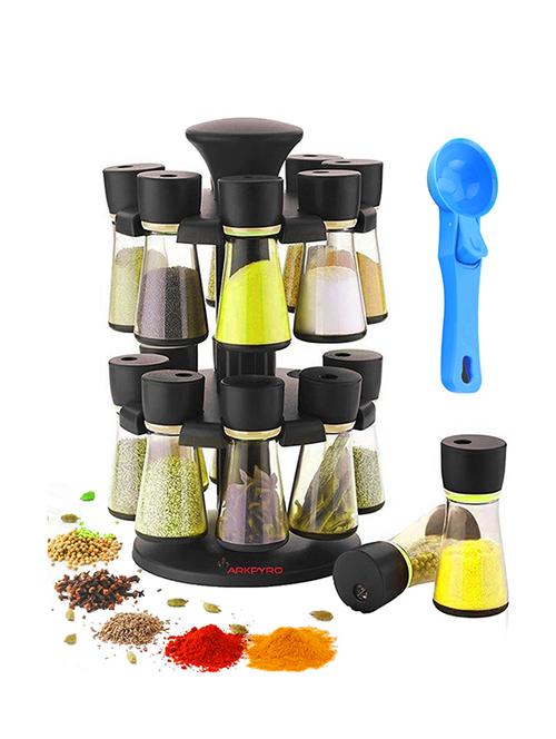 revolving spice rack with 16 jars and 1 multi purpose . - 15047046 - Very Small Image - 1
