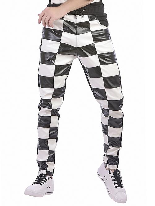 multi colored cotton  full length track pant - 15050595 - Very Small Image - 1