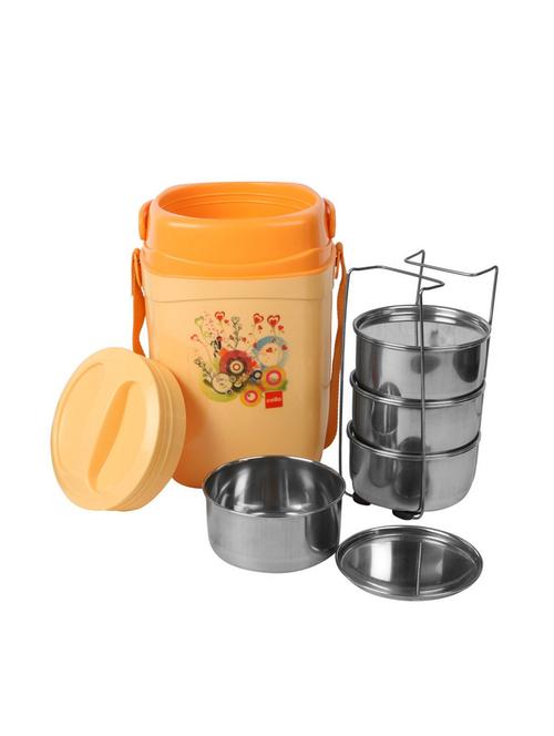 relish insulated 4 container lunch carrier, orange - 15051144 - Very Small Image - 1