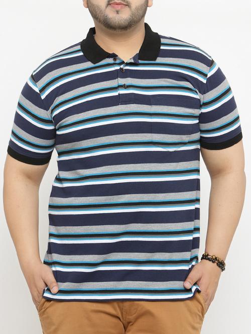 navy blue cotton pocket t-shirt - 15052047 - Very Small Image - 1