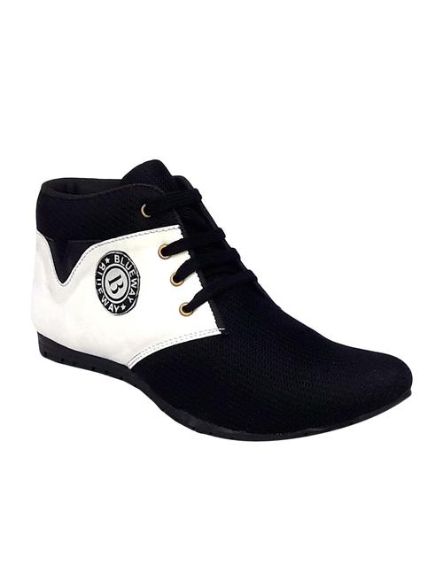 black pu ankle boots sneakers - 15053301 - Very Small Image - 1