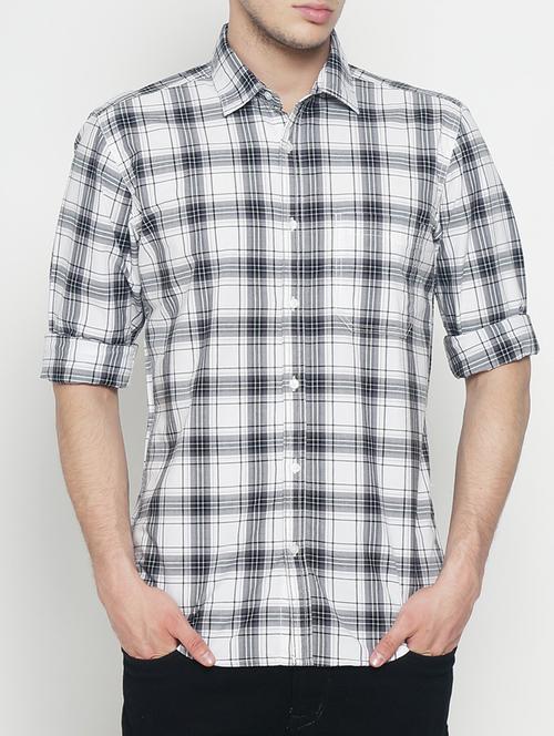 white cotton casual shirt - 15054120 - Very Small Image - 1