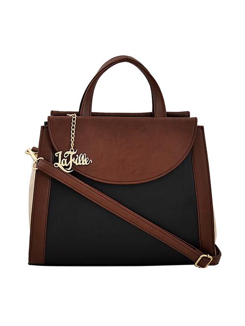 black leatherette handbag - 15055901 - Very Small Image - 1