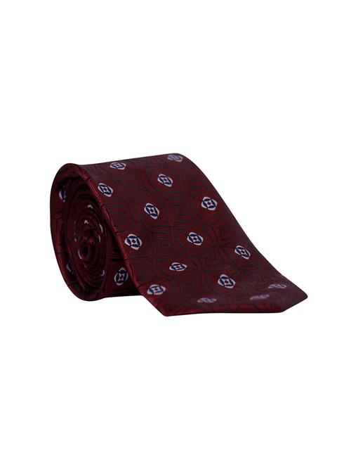 maroon micro fibre tie - 15057906 - Very Small Image - 1