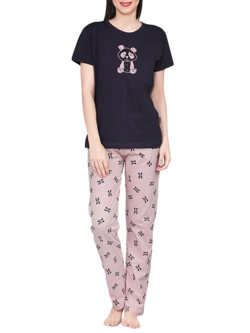 quirky tee with pajama set  - 15058997 - Very Small Image - 1
