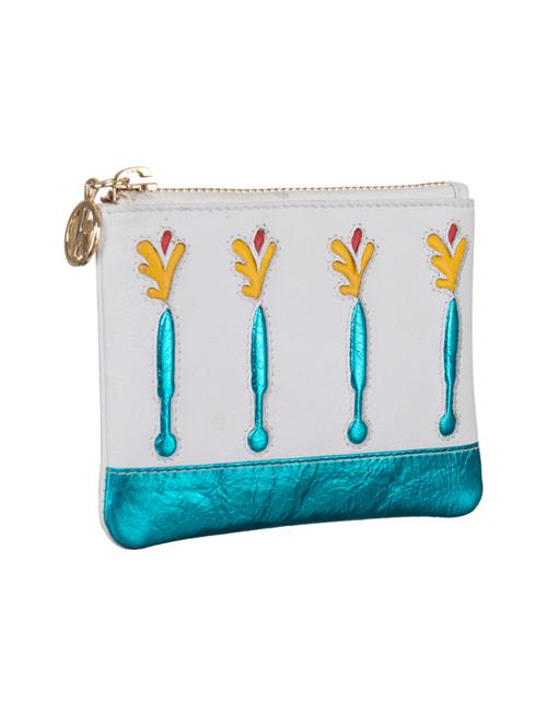 white leather regular pouch - 15059207 - Very Small Image - 1
