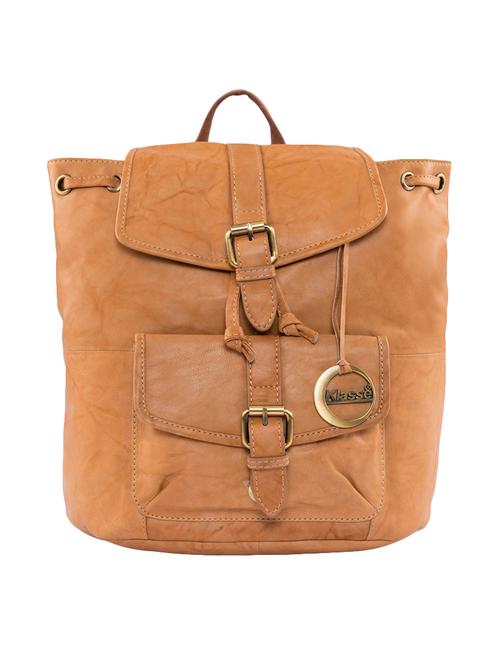 brown leather fashion backpack - 15059286 - Very Small Image - 1