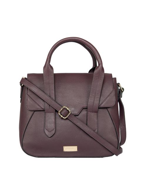 purple leather handbag - 15059357 - Very Small Image - 1