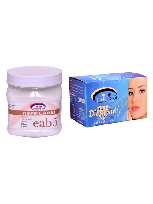 pink root diamond bleach 250gm and pink root vitamin eab5 cream 500ml - 15059663 - Very Small Image - 1