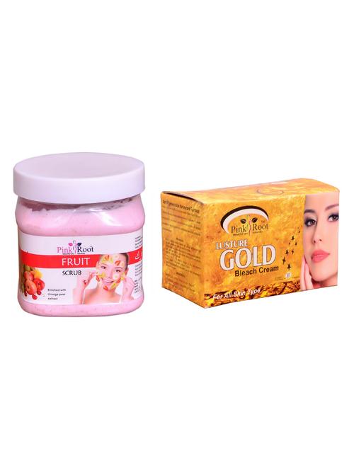 pink root gold bleach 250gm and pink root fruit scrub 500ml - 15059731 - Very Small Image - 1