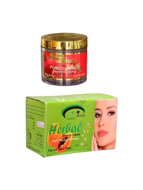 pink root herbal bleach 250gm and pink root pomegranate butter cream 100gm - 15059768 - Very Small Image - 1