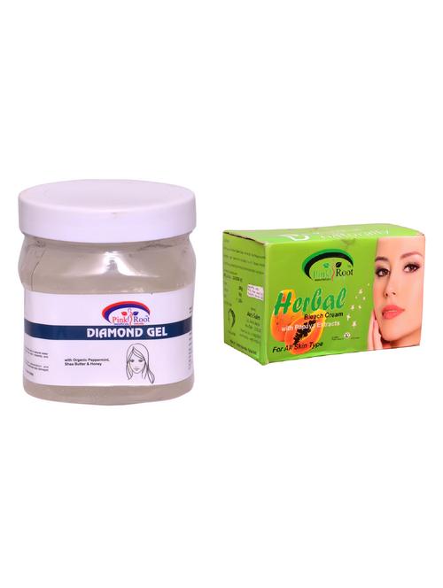 pink root herbal bleach 250gm and pink root diamond gel 500ml - 15059793 - Very Small Image - 1