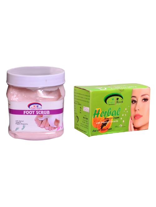 pink root herbal bleach 250gm and pink root foot scrub 500ml - 15059810 - Very Small Image - 1