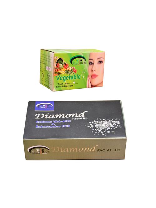 pink root vegetable bleach 250gm and pink root saffron scrub 500ml - 15060178 - Very Small Image - 1