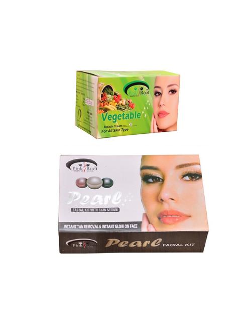 pink root vegetable bleach 250gm and pink root wine & beer scrub 500ml - 15060181 - Very Small Image - 1