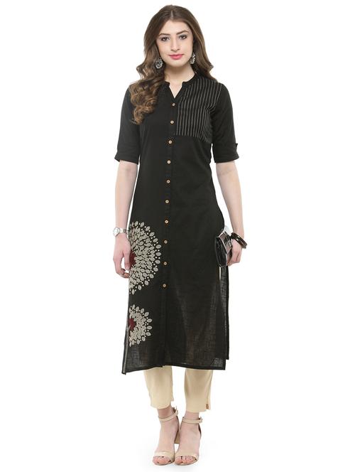 embroidered kurta & pant set - 15060252 - Very Small Image - 1