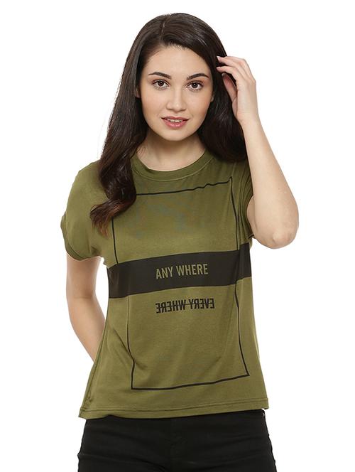drop shoulder quirky tee - 15060689 - Very Small Image - 1